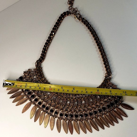 Vintage Boho Bib Collar Statement Necklace - Picture 5 of 7